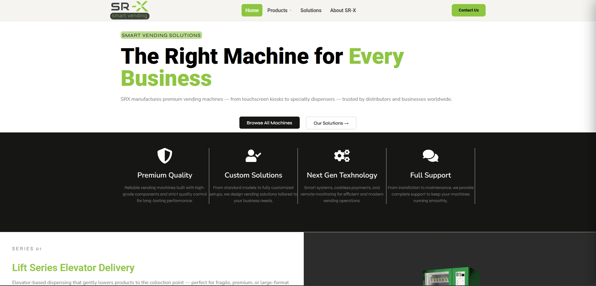 Fashion brand eshop screenshot